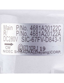 Мотор вентилятора блоку для кондиціонера Beko 5400519501 SIC-67FV-D843-2 280V, шток 8x63mm Мотор вентилятора блоку для кондиціонера Beko 5400519501 SIC-67FV-D843-2 280V, шток 8x63mm