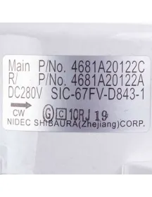 Мотор вентилятора блоку для кондиціонера Beko 5400519501 SIC-67FV-D843-2 280V, шток 8x63mm Мотор вентилятора блоку для кондиціонера Beko 5400519501 SIC-67FV-D843-2 280V, шток 8x63mm