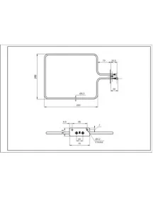 Beko 562900004 Тен нижній 1100W для духовки   