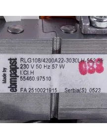 Вентилятор Ebmpapst RLG108 57 Вт для газового котла Baxi Eco 3 Compact, Main, Westen Pulsar, Quasar 5663810 Вентилятор Ebmpapst RLG108 57 Вт для газового котла Baxi Eco 3 Compact, Main, Westen Pulsar, Quas…