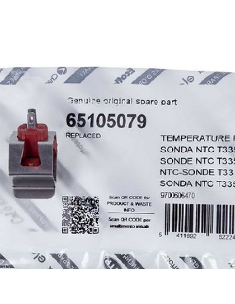 Датчик температури NTC накладний для газового котла Ariston 65105079 Датчик температури NTC накладний для газового котла Ariston 65105079