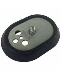 Овальный фланец 115x85мм 65108275 с прокладкой для бойлера Ariston
