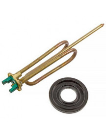 Тен фланцевий для бойлера Ariston 65122210 1500W (мідний) L=260mm фланець 48mm (під анод M5)