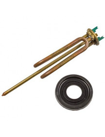Тен фланцевий для бойлера Ariston 65122210 1500W (мідний) L=260mm фланець 48mm (під анод M5)