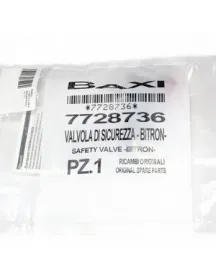 Запобіжний клапан 3 бар для газового котла Baxi Duo-Tec, Fourtech, Main Four/5, Westen Pulsar D 7…