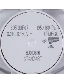 Реле тиску повітря (пресостат) Huba Control 195/180 Па для газового котла Viessmann 7856835 Реле тиску повітря (пресостат) Huba Control 195/180 Па для газового котла Viessmann 7856835