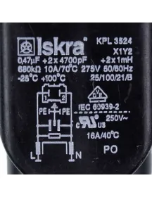 Мережевий фільтр для пральної машини Hansa 8017534 KPL3524 250V