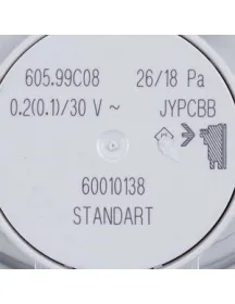 Реле тиску повітря (пресостат) Huba Control 26/18 Па для газового котла Bosch Gas 5000/7000 ZWE/ZSC 87160127530 Реле тиску повітря (пресостат) Huba Control 26/18 Па для газового котла Bosch Gas 5000/7000 ZWE/Z…