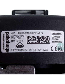 Вентилятор Ebmpapst NRG118/0800 для конденсаційного котла Bosch, Buderus Logamax Plus GB122i, GB172i 24 кВт 87186517840