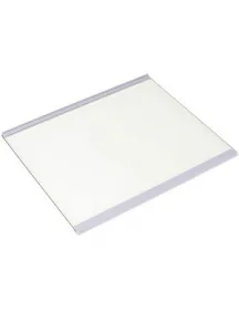Полка для двухкамерного холодильника Gorenje 889120 300x255mm (стеклянная с обрамлением, левое отделение)