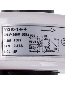 Мотор вентилятора блоку для кондиціонера Beko 9197600011 YDK-14-4 14W 240V 0.15A (проти год. стрілки) Мотор вентилятора блоку для кондиціонера Beko 9197600011 YDK-14-4 14W 240V 0.15A (проти год. стрі…