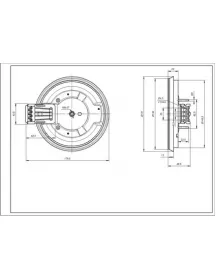 Indesit C00099673 EGO Конфорка для електроплити Indesit D=145mm 1000W