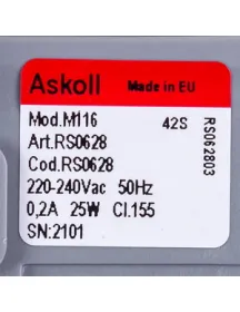 Помпа 25W M116 Askoll C00108264 для пральної машини Indesit
