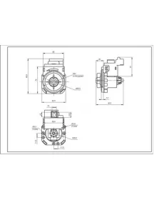 Помпа 30W B20-6AZ Hanyu C00285437 для стиральной машины Indesit Помпа 30W B20-6AZ Hanyu C00285437 для стиральной машины Indesit