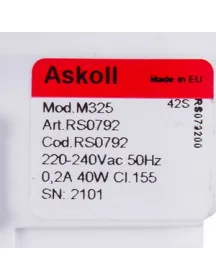 Помпа (насос) 40W M325 Askoll для пральної машини Indesit C00286911
