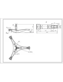 Крестовина барабана для стиральной машины Samsung DC97-15184A L=127mm