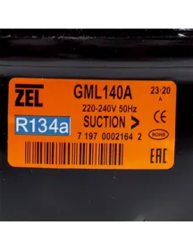 Компресор для холодильника Zanussi ZEL GML140A R134a 140W (з пусковим реле ZNB43-120P15C) Компресор для холодильника Zanussi ZEL GML140A R134a 140W (з пусковим реле ZNB43-120P15C)