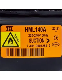Компресор для холодильника Zanussi ZEL HML140A R600a 140W (з пусковим реле ZHB43-120P15C) Компресор для холодильника Zanussi ZEL HML140A R600a 140W (з пусковим реле ZHB43-120P15C)