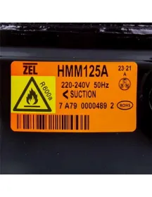 Компресор для холодильника Zanussi ZEL HMM125A R600a 125W (з пусковим реле) Компресор для холодильника Zanussi ZEL HMM125A R600a 125W (з пусковим реле)