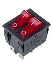 Вимикач (подвійний) для бойлера Balcik KCD6 (250V, 16A), 6 контактів