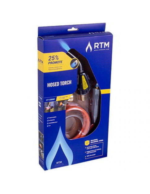 Газовый ручной паяльник RTM HT-3S (HT 1S 660) (для МАПП-газ, с пьезоподжигом и шлангом)