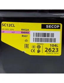 Компрессор для холодильника SECOP (DANFOSS) SC12CL R404а/R507а 490W (с пусковым реле BN221)