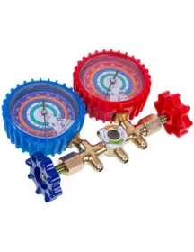 Манометрический коллектор 2-вентильный XM-R560G R-22 (R-12 R-502) + шланги 3шт