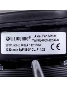 Осьовий вентилятор Weiguang YWF4E-400S-102/47-G 220V 1380rpm 2270 м3/год Осьовий вентилятор Weiguang YWF4E-400S-102/47-G 220V 1380rpm 2270 м3/год