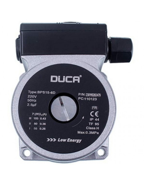 Насос циркуляційний Duca BPS15-6D 105 Вт (зворотне обертання) для газового котла Насос циркуляційний Duca BPS15-6D 105 Вт (зворотне обертання) для газового котла