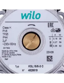Насос циркуляційний Wilo KSL 15/5-3C 82 Вт D=21 мм для газового котла