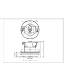 Двигун для пилососа KW41180VCM Koolwen D=130/84 mm H=27/113 mm 2000 W