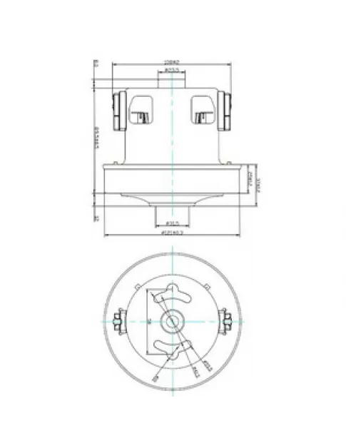 Двигатель для пылесоса Bosch KW45348VCM Koolwen D=120/83 мм H=26/105 мм 800 Вт Двигатель для пылесоса Bosch KW45348VCM Koolwen D=120/83 мм H=26/105 мм 800 Вт