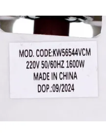 Двигун для пилососа KW56544VCM (з виступом) Koolwen D=121/90 mm H=109/38 mm 1600 W
