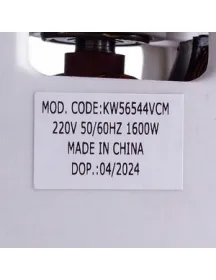 Двигун для пилососа KW56544VCM Koolwen D=121/90 mm H=109/38 mm 1600 W