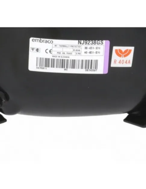 Компрессор для холодильника EMBRACO ASPERA NJ9238GS R404a 2721W (с пусковым реле 3PHASE) Компрессор для холодильника EMBRACO ASPERA NJ9238GS R404a 2721W (с пусковым реле 3PHASE)