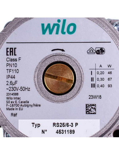 Насос циркуляційний Wilo Star-RS 25/60 180 (сірий)