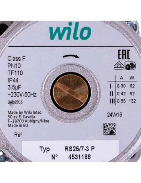 Насос циркуляційний Wilo Star-RS 25/70 130 (сірий)