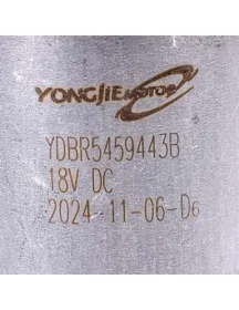 Двигун для акумуляторного пилососа Rowenta SS-7235005090 Youngjie D=75/35 mm H=70/28 mm 18 V