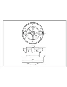 Двигун для пилососа VC07W16QB Whicepart D=130/84 mm H=30/105 mm 1800 W