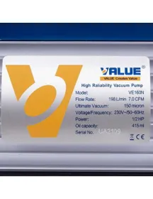 Вакуумный насос Value VE-160 (1 ступ./170 л/мин.)