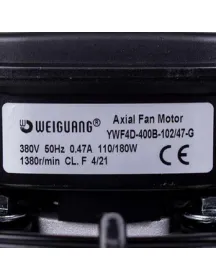 Осьовий вентилятор Weiguang YWF4D-400B-102/47-G 380V 1380rpm 3400 м3/год Осьовий вентилятор Weiguang YWF4D-400B-102/47-G 380V 1380rpm 3400 м3/год